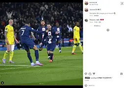 关于巴黎圣日耳曼法甲战胜马赛姆巴佩反击建功的信息